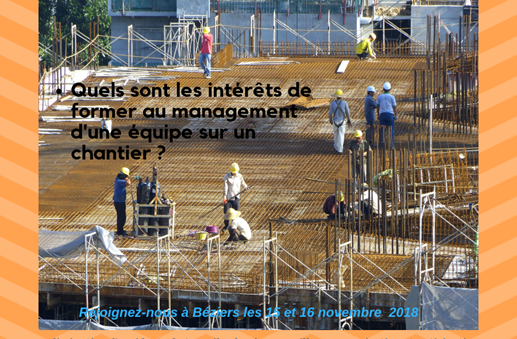 Le Management d’une équipe sur un chantier